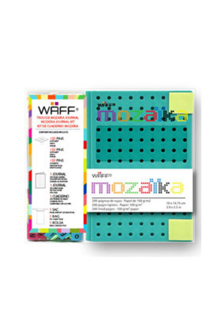 Combo mozaika m verde turquesa/teal 120 letras pin