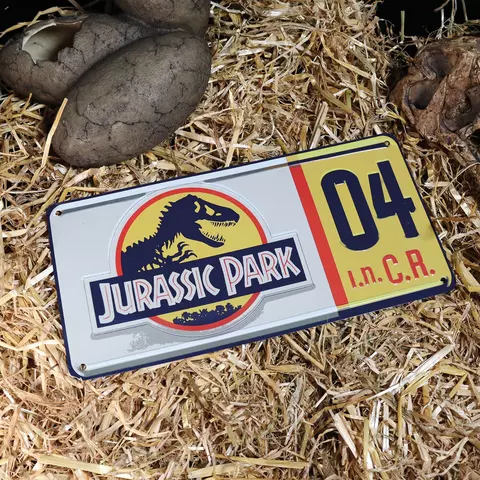 Comprar Réplica Matrícula Jurassic Park Fanattik Limitada