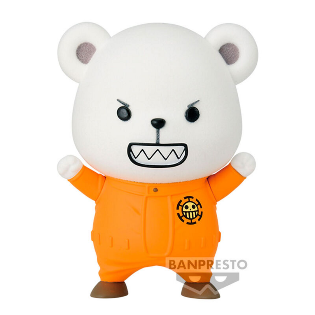 Banpresto BP88602P Fluffy Puffy Figura, Bepo One Piece, 7 cm, Multicolor