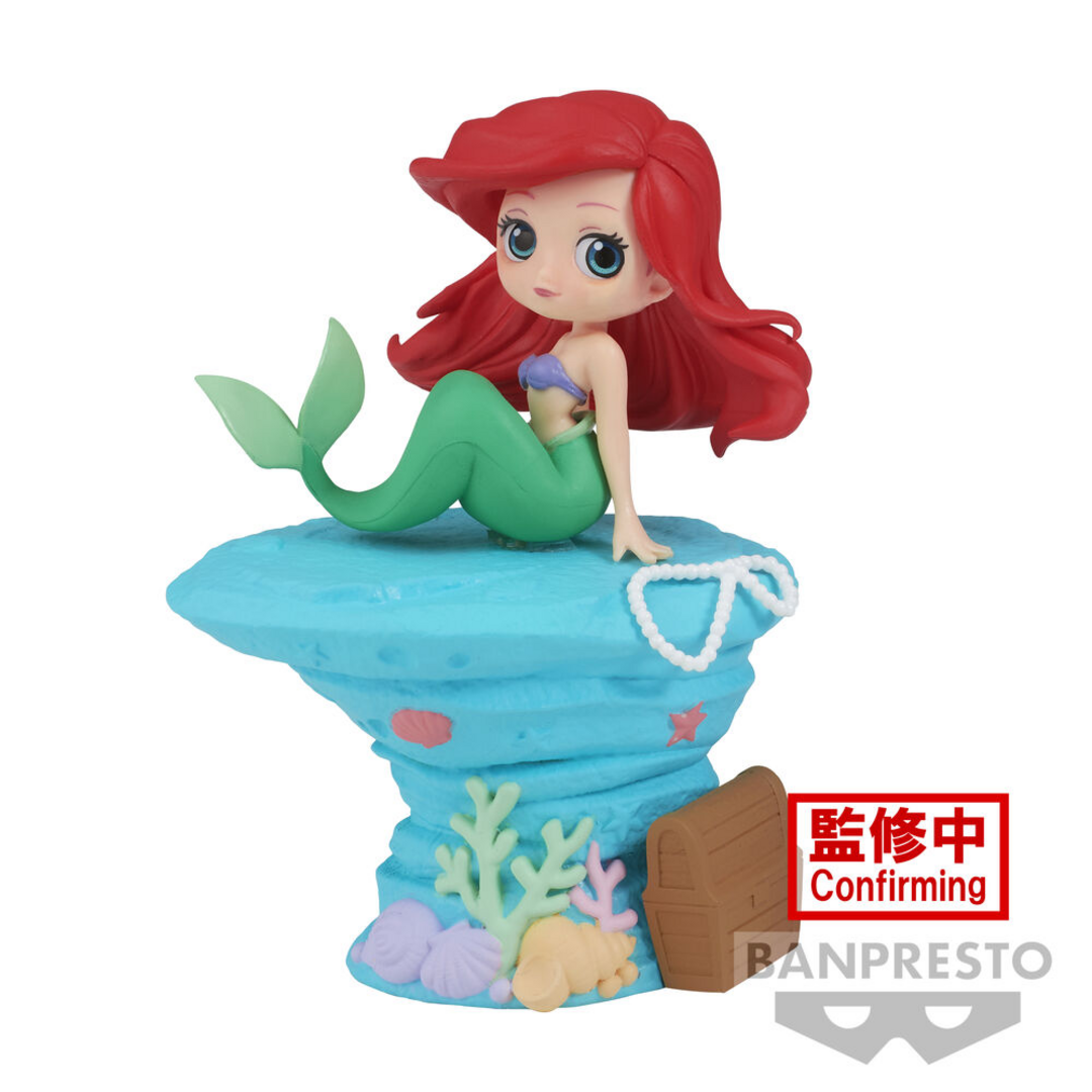 Banpresto - Figura Q Posket Ariel (Mermaid Style) La Sirenita - Disney Characters (Ver.A) 9cm Multicolor BP88304