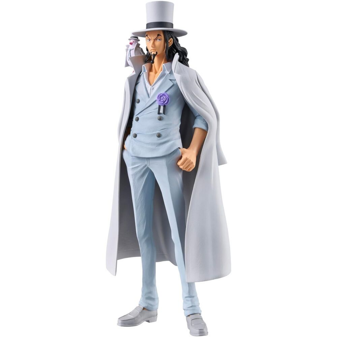 Banpresto Figura de Acción Rob Lucci One Piece - DXF The Grandline Series Extra 17cm Multicolor BP89212P. Estatua coleccionable de piratas, figura detallada, ideal para fans del anime.