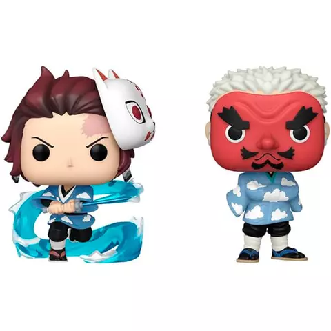 Comprar Blister 2 figuras POP Demon Slayer Kimetsu no Yaiba Tanjiro Kamado & Sakonji Urokodaki Figuras Estándar
