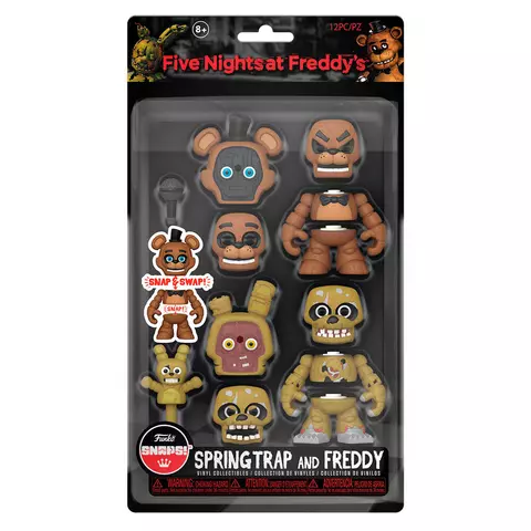 Comprar Blister 2 figuras Snaps! Five Nights at Freddys Springtrap and Freddy Figuras Estándar