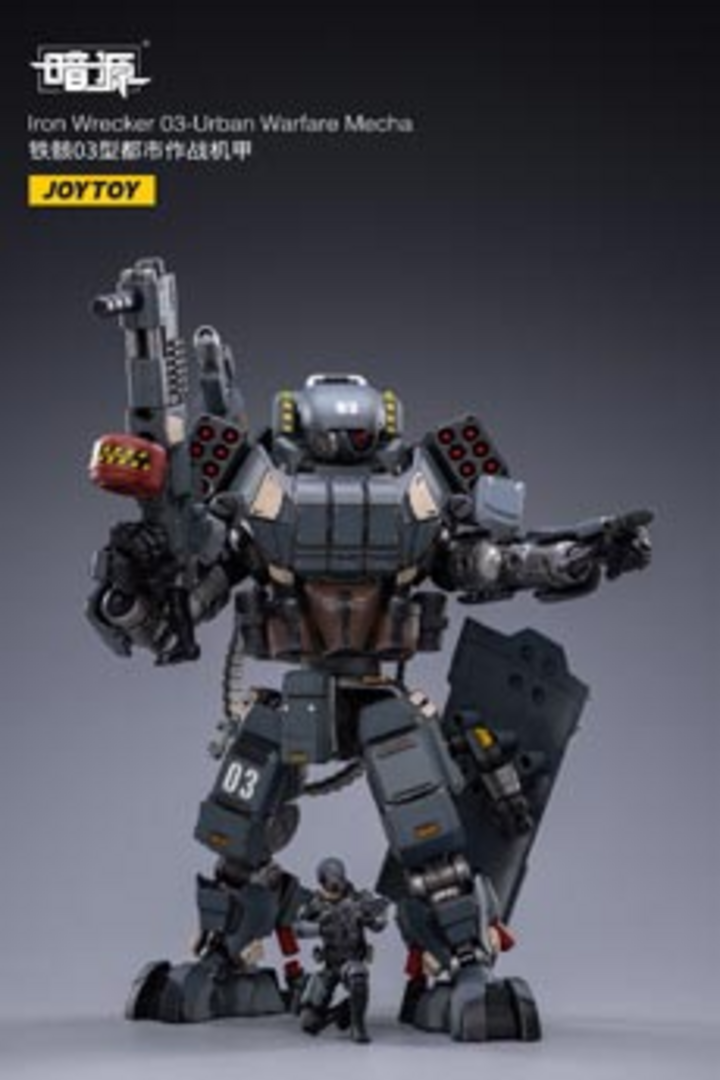 Iron wrecker 03 urban warfare mecha figura 22 cm joytoy action figure jt1958