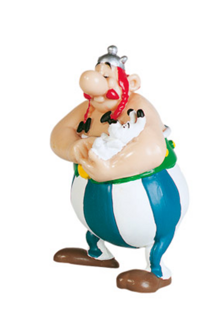 Obelix Con Idefix Figura Pvc 12 cm Asterix El Galo