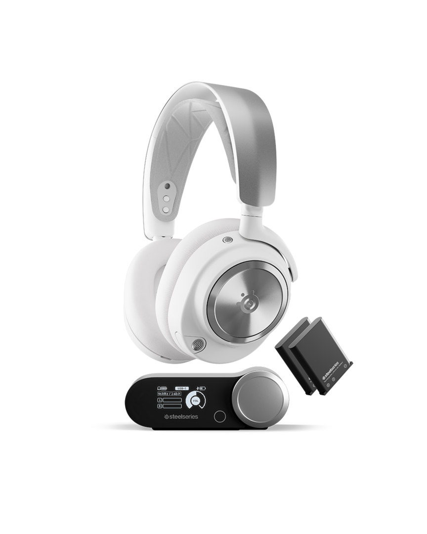 Auricular arctis nova pro wireless white