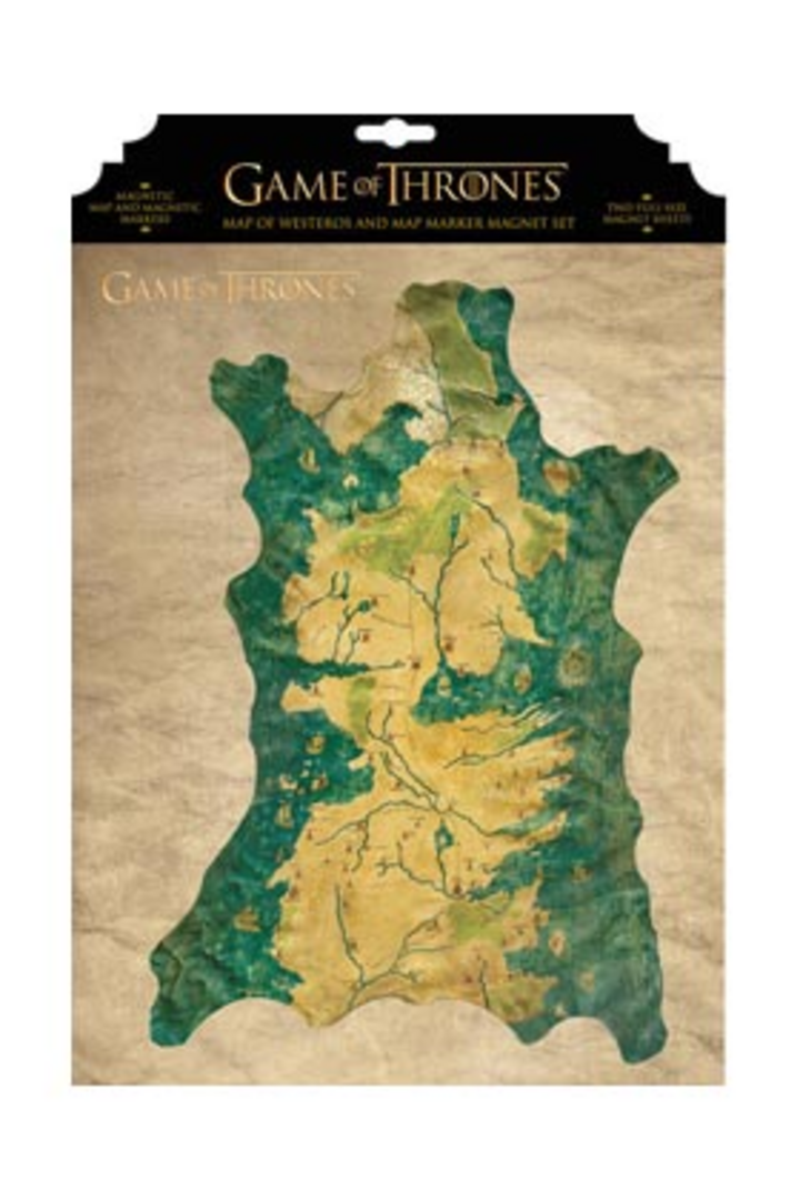 Marcadores mapa set imanes game of thrones re-run