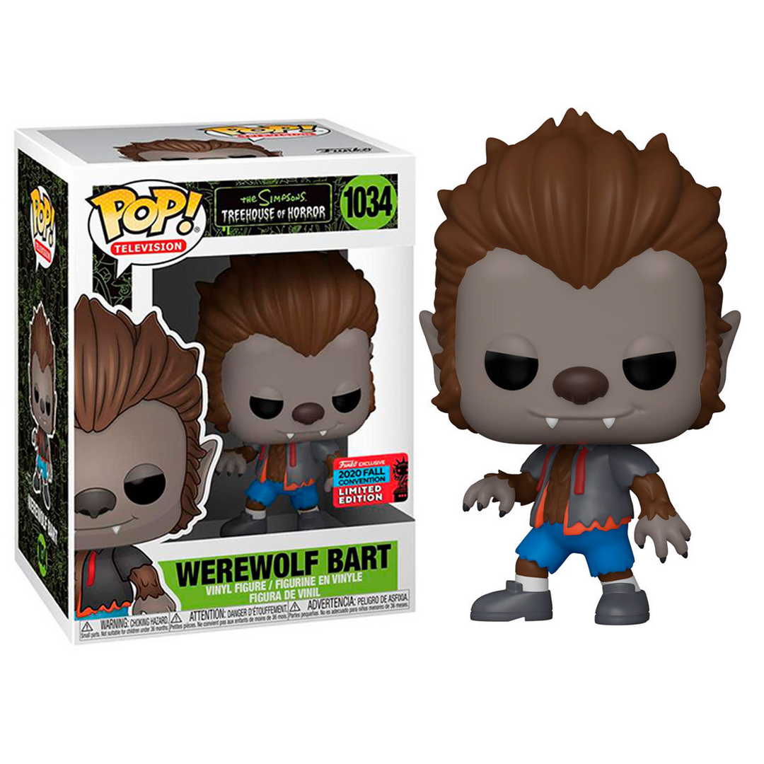 Figura Pop The Simpsons Werewolf Bart Exclusive