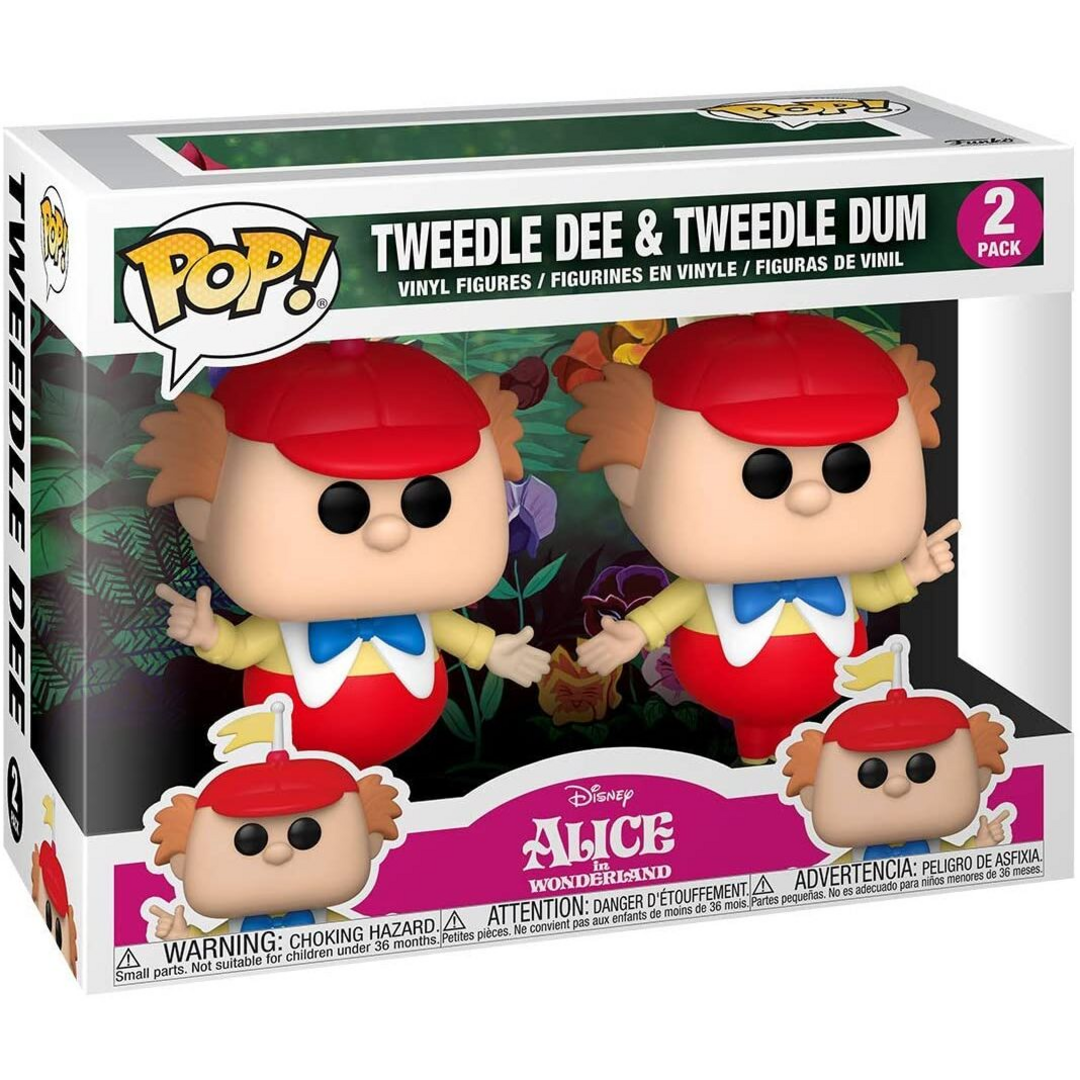 Funko Pop! Disney: Alice 70th- 2 Pack Tweedle DEE and Dum - Alice In Wonderland - Figura de Vinilo Coleccionable - Idea de Regalo- Mercancia Oficial - Juguetes para Niños y Adultos - Movies Fans
