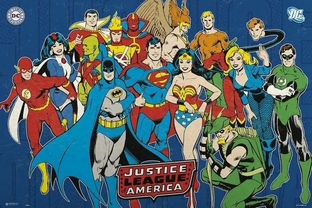 Comprar Poster DC Comics Liga De La Justicia America 