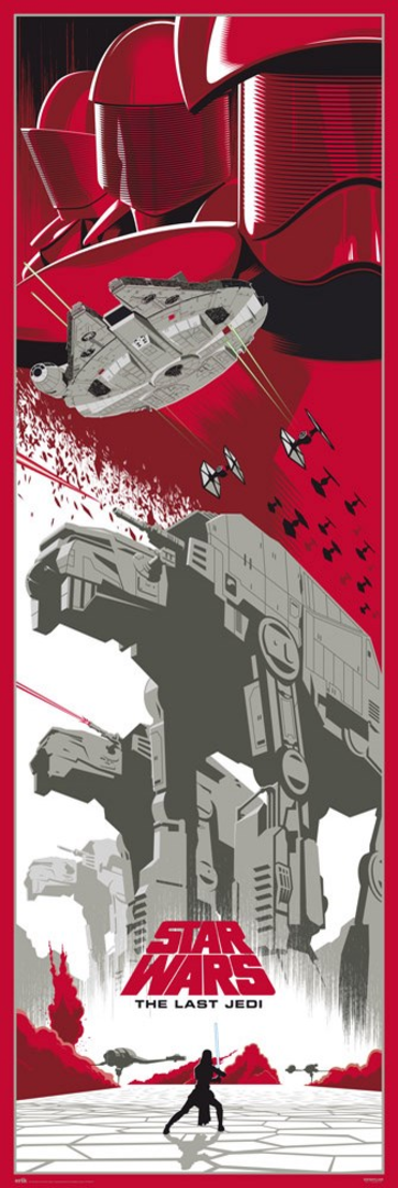Poster puerta star wars episodio viii