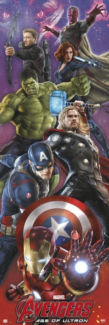 Poster puerta marvel los vengadores: la era de ultron