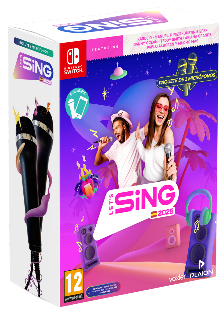 Let's sing 2025 + 2 micrófonos