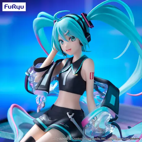 Reservar Figura Hatsune Miku Vocaloid Neon Cyber Noodle Stopper Furyu Figuras Estándar