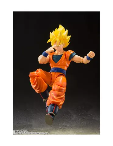 Reservar Figura Son Goku Super Saiyan Full Power 14 cm Dragon Ball Z SH Figuarts Re-Run Figuras de Videojuegos Estándar