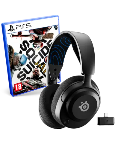 Reservar Auriculares Gaming Arctis Nova 5P Inalámbricos Steelseries + Suicide Squad: Kill the Justice League PS5 Pack Suicide Squad