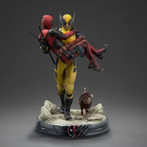 Comprar Estatua Deadpool y Lobezno Deluxe Art Scale Iron Studios  Figuras Deluxe