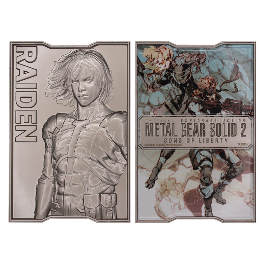 Fanattik Metal Gear Solid 2 Ingot Raiden Moneda Edición Limitada