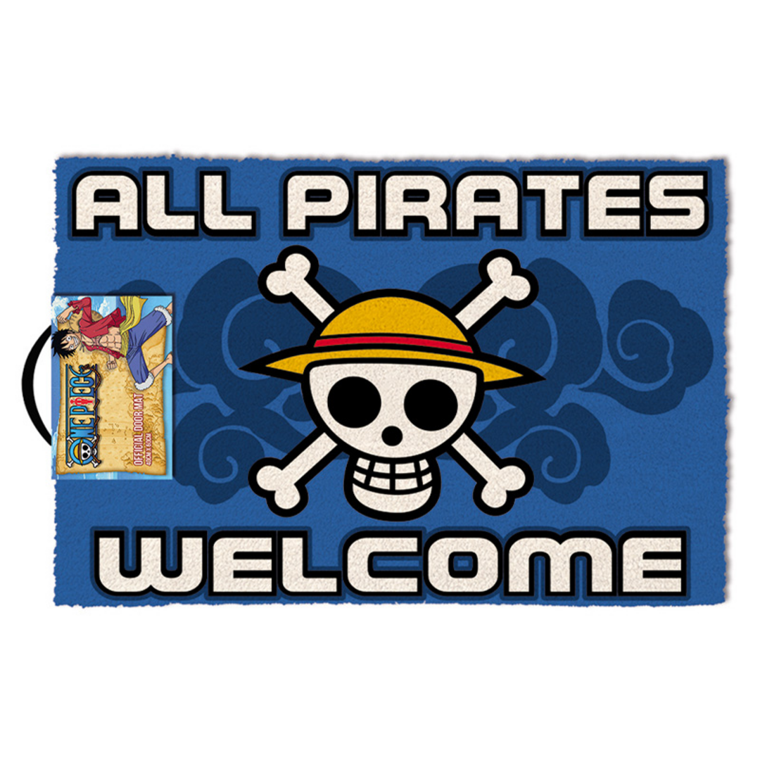 One Piece - Felpudo All Pirates Welcome