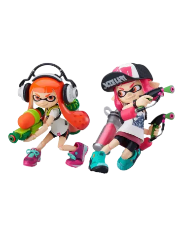 Set 2 Figuras Splatoon Inkling Girl Edición Deluxe Figma