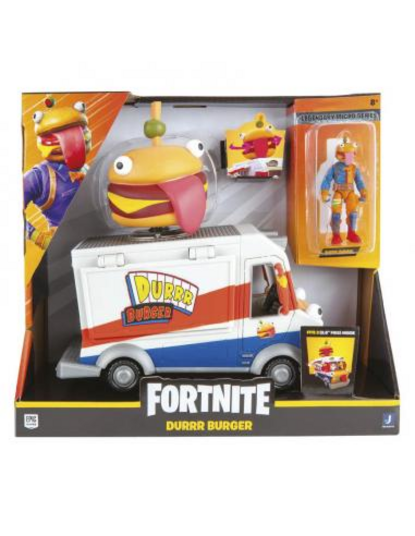 Fortnite - vehículo durrr burger & figura beef boss