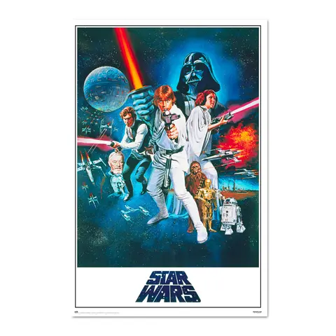Comprar Poster Star Wars Classic La Guerra De Las Galaxias 