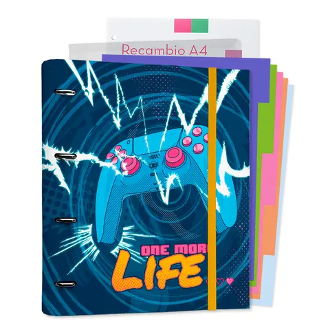 Comprar Carpeblock 4 Anillas Gamer One More Life 