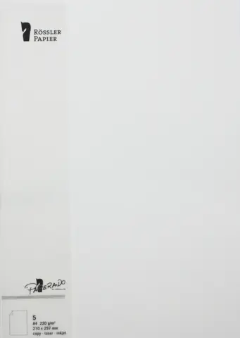 Comprar Tarjeta A4 Paperado 5 Unidades Blanco 