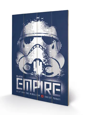 Comprar Cuadro De Madera 40X59 Star Wars Rebels Enlist 