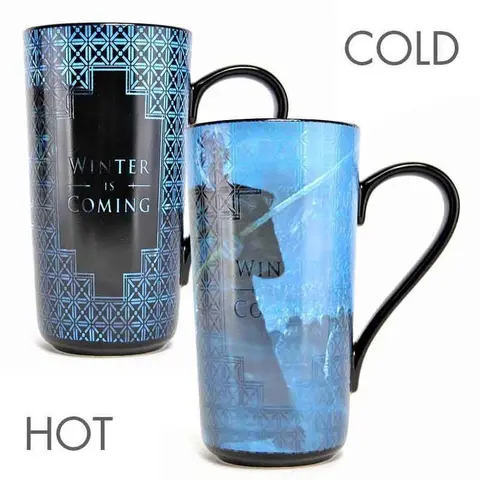 Comprar Taza Latte Termocolora Juego De Tronos Winter Is Coming 