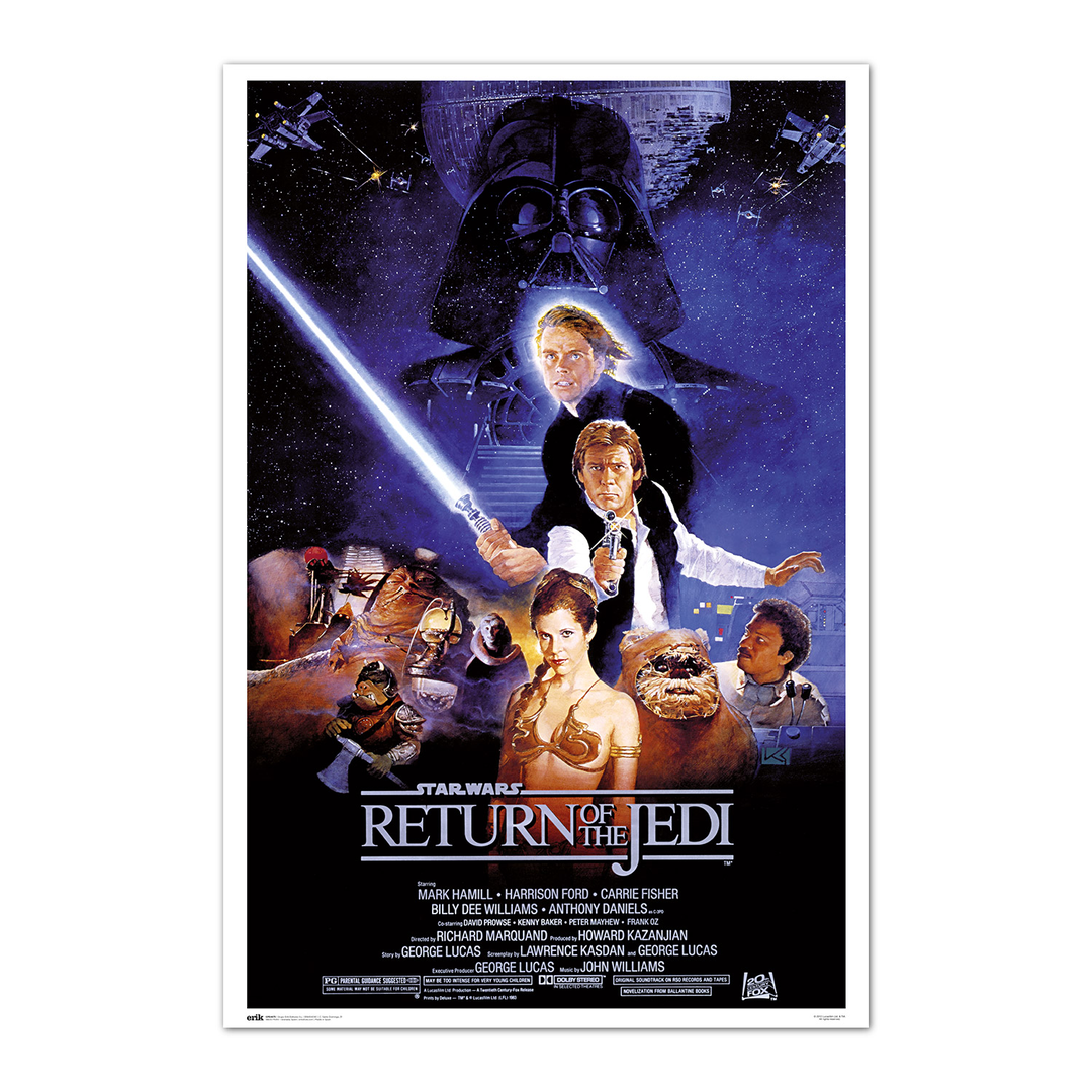 Poster star wars el retorno del jedi