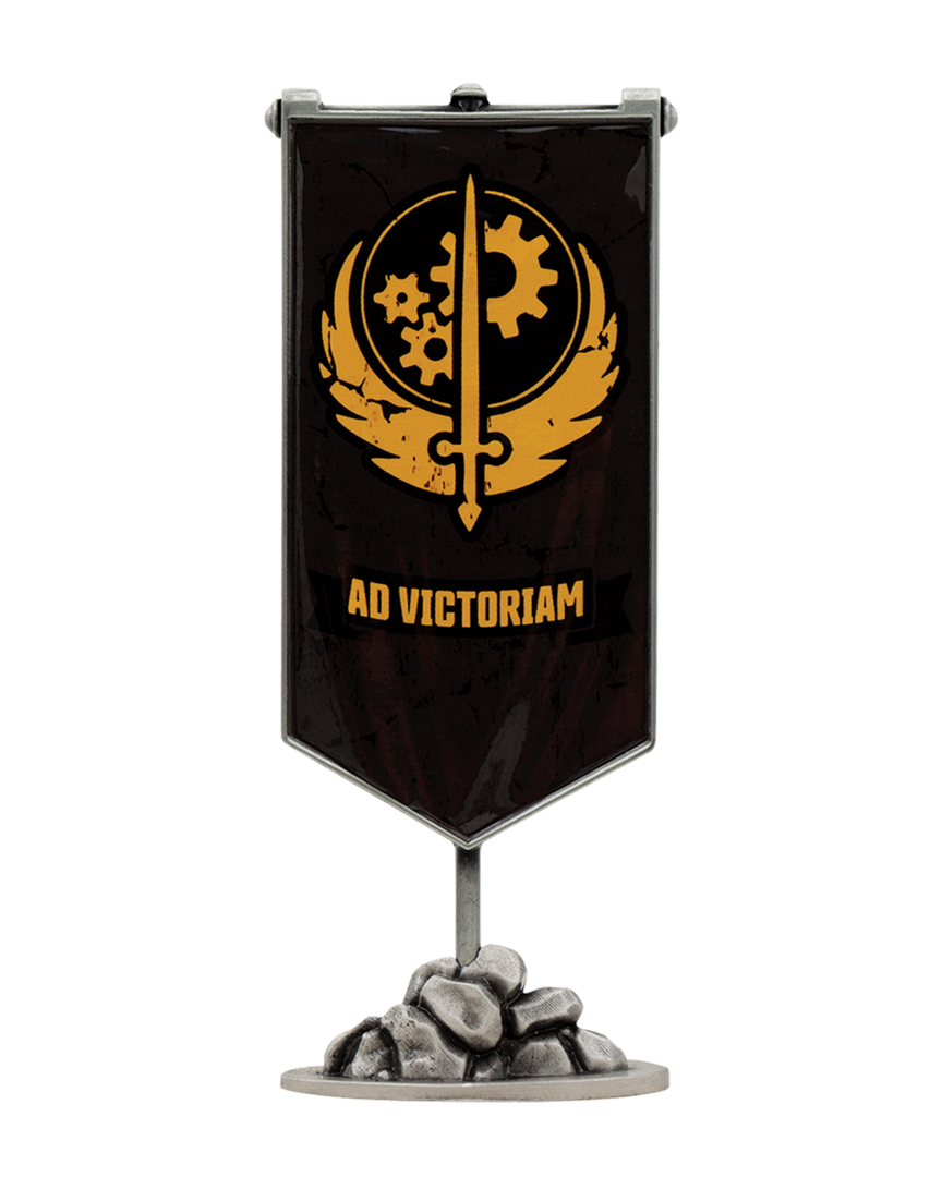 Estandarte Metálico Brotherhood of Steel Fallout Fanattik Edición Limitada