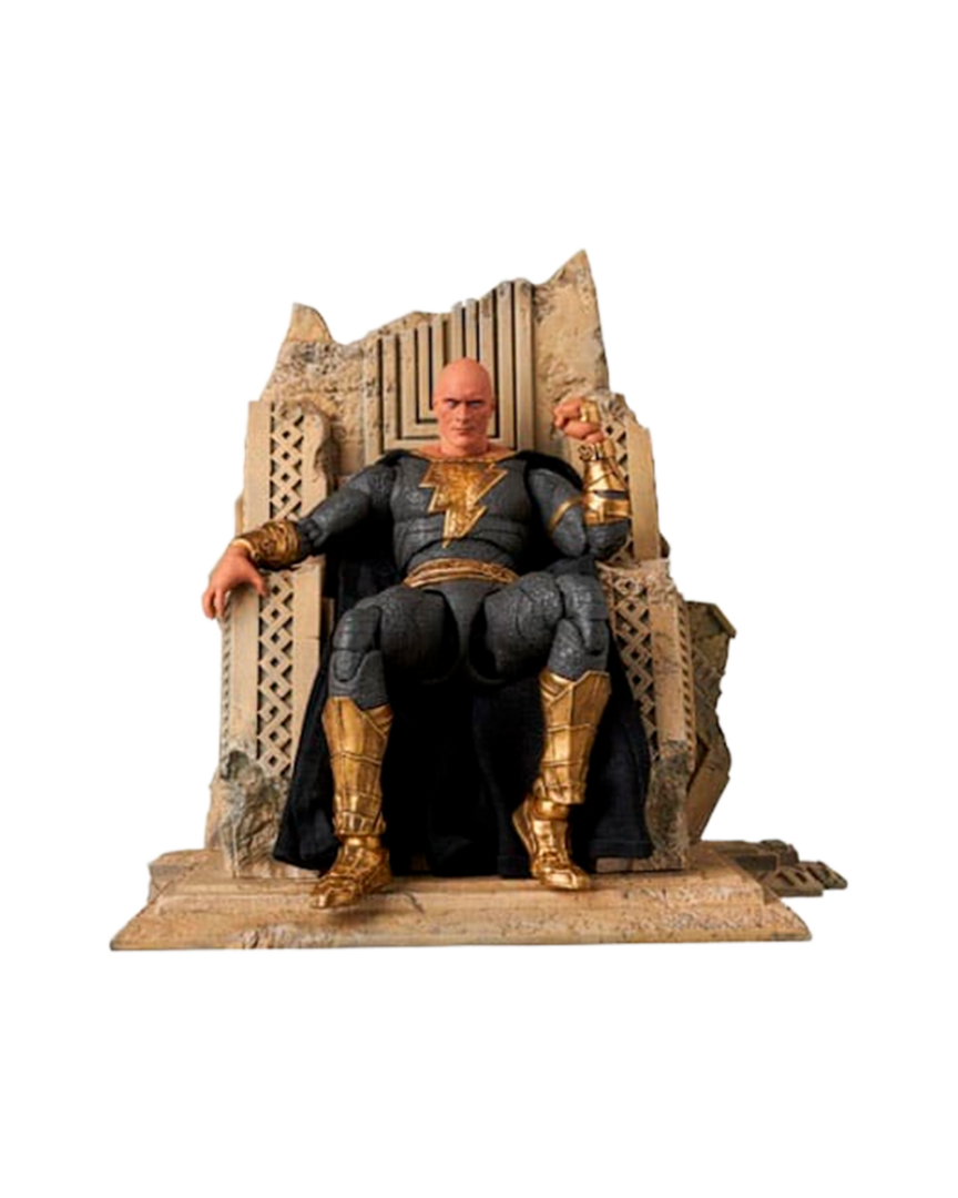 Estatua gold suit black adam mafex medicom