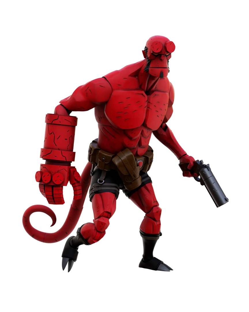 Figura hellboy box full of evil boss fight studio