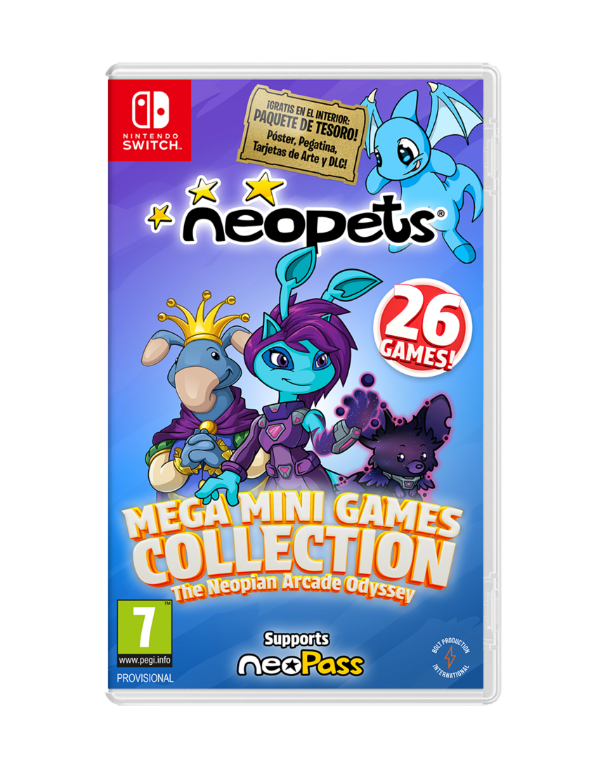 Neopets - mega mini games collection - the neopian arcade odyssey - day 1 edition