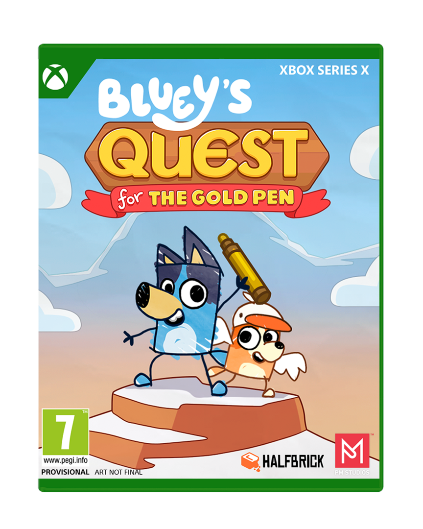 Bluey's quest for the gold pen