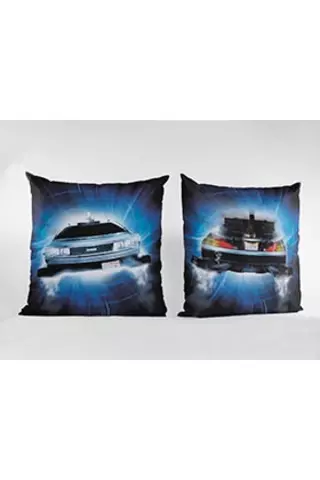 Comprar Delorean Roads Cojin Cuadrado Regreso Al Futuro Envasado Vacio Estándar
