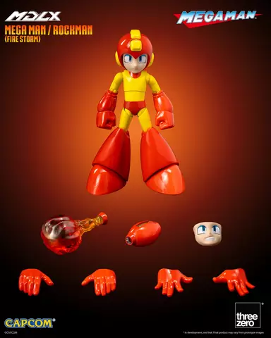 Reservar Figura Megaman Rockman Fire Storm MDLX ThreeZero Figuras Estándar