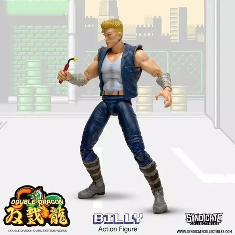 Reservar Figura Billy Lee Double Dragon Deluxe Action Syndicate Figuras Estándar