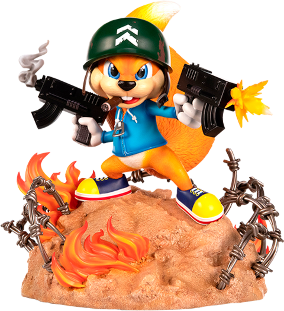 First4figures - conker (soldier conker) resin statue