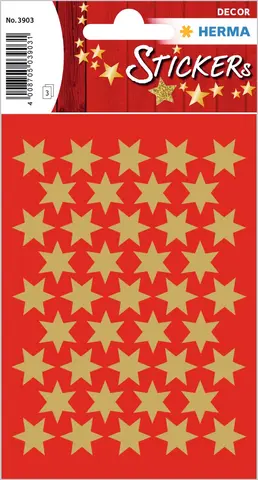 Comprar Pegatinas Decor Estrellas Doradas 14 Mm 
