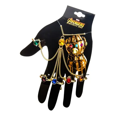 Comprar Pulsera Con Anillos Marvel Los Vengadores Infinity War Guantelete Del Infinito 