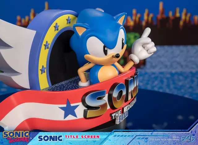 Reservar Figura Resina Sonic Sonic The Hedgehog Tittle Screen First 4 Figures 21cm Figuras
