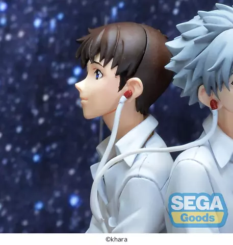 Reservar Figura Shinji Ikari Evangelion Shinji & Kaworu Shinji Ver. Luminasta Sega 17cm Figuras Estándar