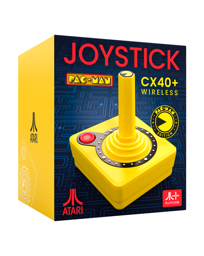 Joystick cx40+ wireless edición pac-man amarillo pacman