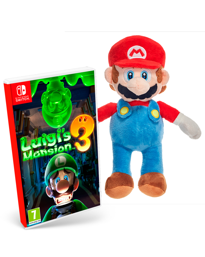 Luigi's Mansion 3 + Peluche Mario 22 cm