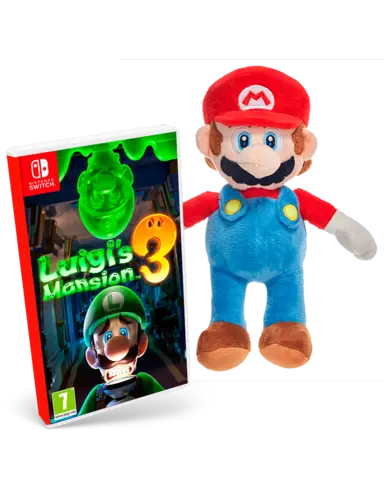 Comprar Luigi's Mansion 3 + Peluche Mario 22 cm Switch Pack Peluche