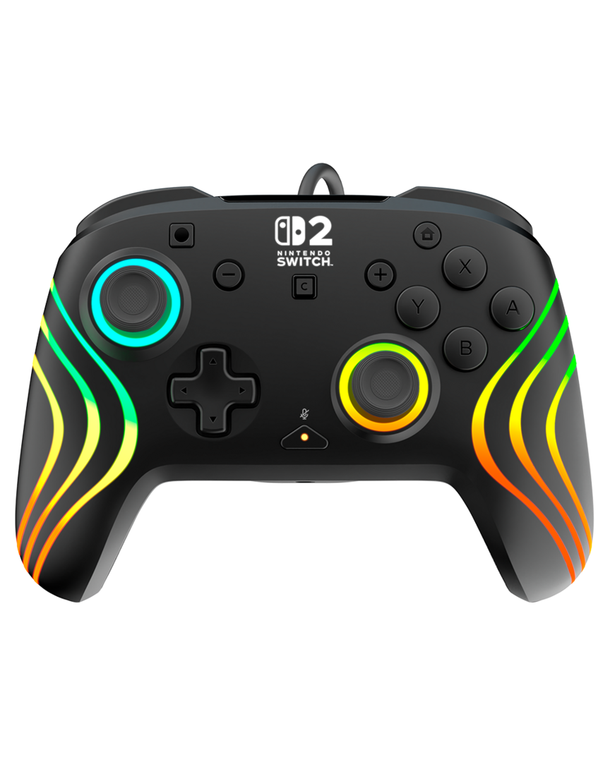Mando afterglow wave negro con cable