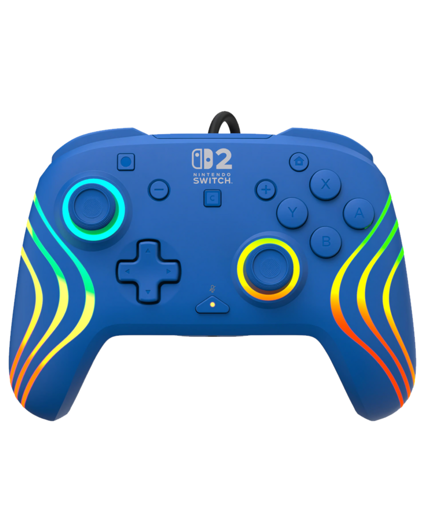 Mando Afterglow Wave Azul con Cable