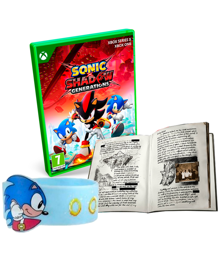 Sonic x Shadow Generations + Pulsera Sonic the Hedgehog con Licencia Oficial